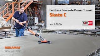 Cordless Concrete Power Trowel 𝕊𝕜𝕒𝕥𝕖 ℂ | ROKAMAT