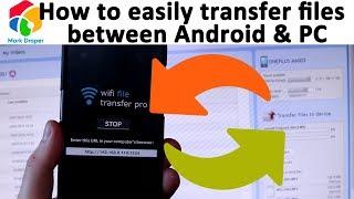 See how easily you can transfer files from Android to PC with this app