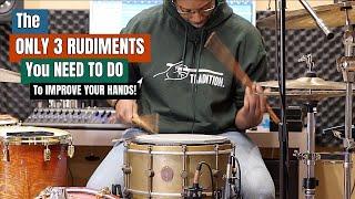 The Only 3 Rudiments You Need To Do In 2020! Practice Aid Video