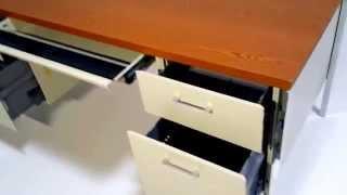 How to sell used office furniture - steel computer desk