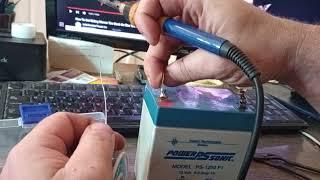 soldering some terminals to a battery dos and don'ts