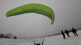 2024 12 21 Paragliding - Kozákov - Strong consditions