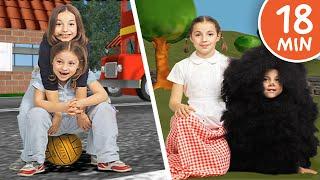 Anna Rose & Amanda | Nursery Rhymes Compilation | The Wheels On The Bus and More