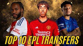 Top 10 summer transfer signings of the 2024/25 featuring Manchester united, Arsenal and Chelsea