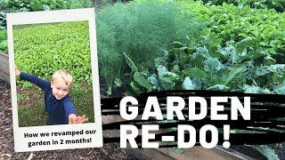 Vegetable Garden Renovation- How we Transformed our Garden!