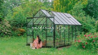 #146 Building our first greenhouse to grow vegetables at home | Countryside slow life