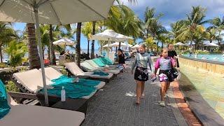 Walking Hotel Victoria Beachcomber Mauritius Resort and Spa POV  ASMR