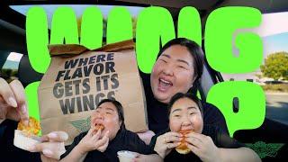 WINGSTOP *FAVS* MUKBANG 먹방 EATING SHOW! Hot Honey Tenders & Chicken Sandwich | MONDAY MUNCHIES