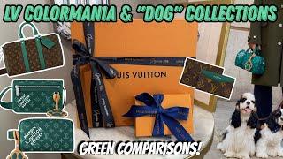 Louis Vuitton Green Unboxing! Try-ons, Color Comparisons w/ Hermès | Colormania, S/S Dog Collection