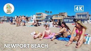 [4K]  Sunday Evening | Newport Beach, California | Walking tour