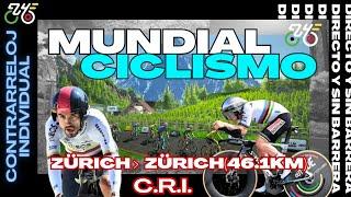  EN VIVO MUNDIAL DE CICLISMO 2024 - CONTRARRELOJ INDIVIDUAL - 46.1 KM