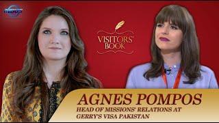 Visitors' Book | Agnes Pompos | Head of Missions' Relations at Gerry's Visa Pakistan | EP 29