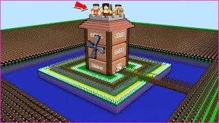 KEREM AİLESİ'NİN GÜVENLİ EVİ VS FAKİR'İN ORDUSU!  - Minecraft
