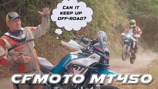 Does the CFMoto MT450 do everything a bigger adventure bike does? Off-road ride review