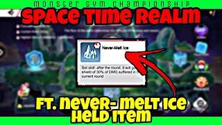 SPACE TIME REALM (NEVER-MELT ICE) in Monster Gym Championship in Hindi | Pokeverse World #pokeverse