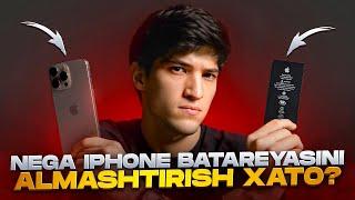 NEGA IPHONE BATAREYASINI ALMASHTIRISH XATO?