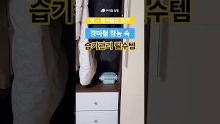 장마철 옷장안과 서랍장이 습하다면 이걸 넣으세요