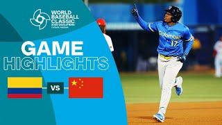 Colombia vs. China | 2025 World Baseball Classic Qualifier Highlights