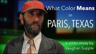 What Color Means in "Paris, Texas"