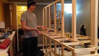 How to Build Model Railroad Benchwork - Open Grid