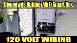 Dewenwils Outdoor WiFi Smart Box for Off-Grid Solar Powered Pool Pump