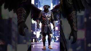 SuperheroTransformation  Labrador Turns Into T-Rex to Save the City | Epic Dino Power Unleashed