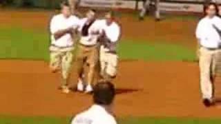 Red Sox Fan Gets Tackled On Field. Doof.