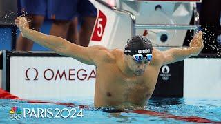 Italy’s Thomas Ceccon finishes ahead of China’s Xu, U.S.’s Murphy in 100m back | Paris Olympics