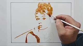 커피로그린 그림(coffee-painted picture)만화그림(cartoon picture)