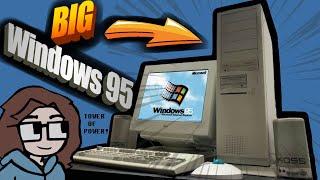 Building a HUGE Retro Windows 95 PC!