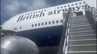 Tour of British Airways Boeing 747 'Negus' at Cotswold Airport