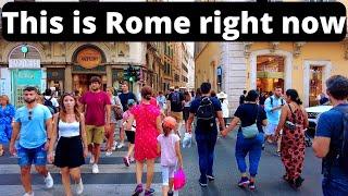 Rome Italy, Recent Rome walking tour 4K/60fps, Rome walking tour May 2024