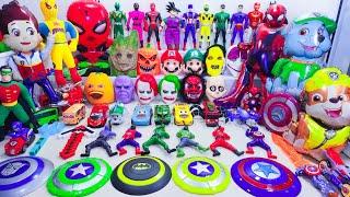 Marvel's Spider-Man series Unboxing, Spider-Man action dolls, glowing Spider-Man electric toy gun