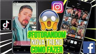 Como fazer a nova TREND FOTO RANDOM que VIRALIZOU NO TIKTOK E INSTAGRAM ( CAPCUT ) | Vídeo com Fotos
