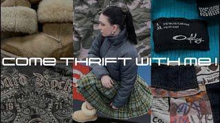 Come Thrift w/ Me !! My best thrift trip yet + try on haul :)