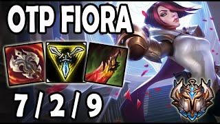 OTP Fiora vs Sett [ TOP ] Lol Challenger Korea