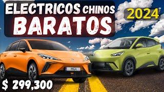 10 AUTOS ELECTRICOS CHINOS más BARATOS en Mexico 2024 / 2025