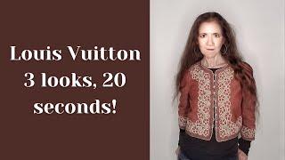 3 Louis Vuitton Looks in 20 seconds! #shorts #louisvuitton #luxuryfashion