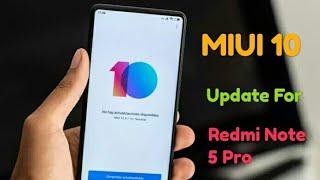 MIUI 10 Stable ROM UPDATE For Redmi Note 5 Pro l Hindi l