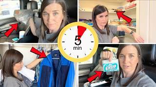Declutter Your Home Fast!  5 Minute Decluttering Challenge
