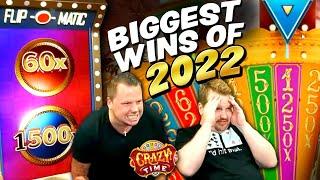 Top 10 Biggest Wins  CRAZY TIME 2022