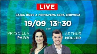 AO VIVO - Saiba onde a primavera será chuvosa