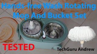 Wash Rotating Mop And Bucket Set