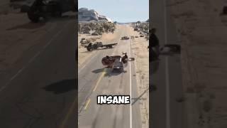 Ranking Realistic Highway Car Crash BeamNG 14 #shorts