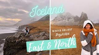 Winter Iceland Trip (Days 4-6): East Fjords, Myvatn, Dark Fortress, Godafoss, Horses, Whales & more!