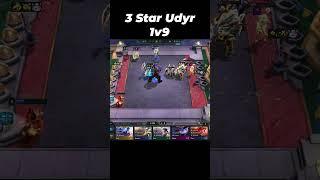 3 Star Udyr 1v9! TFT Set 11!  #tft #tftmeme