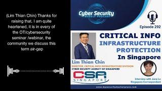 Critical Info Infrastructure Protection in Singapore [Podcast clip]