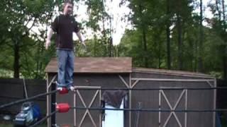 Swanton Bomb - How to do Jeff Hardy's Swanton Bomb prowrestling move