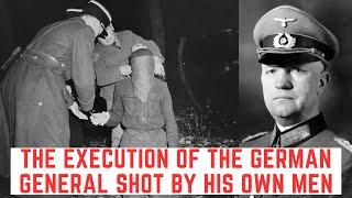 The Execution Of The German General Shot By His Own Men