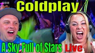 Reaction To Coldplay - A Sky Full of Stars (Glastonbury 2024) THE WOLF HUNTERZ REACTIONS